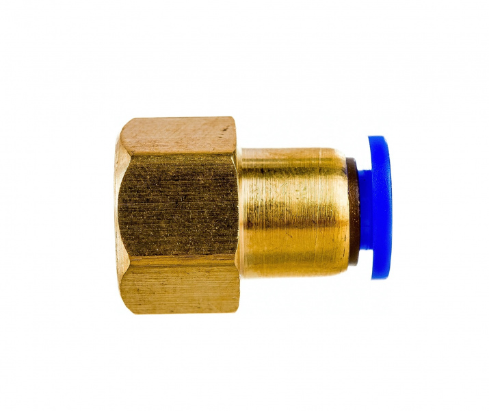 Фитинг металлический 8мм внутренняя резьба 1/4" 5204 Pegas pneumatic