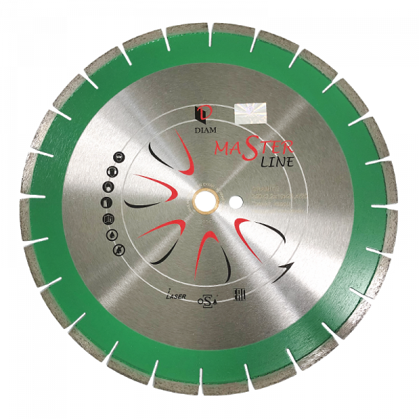 Круг сегментный алмазный гранит Master Line 300*2,8*10*25,4/20 DIAM