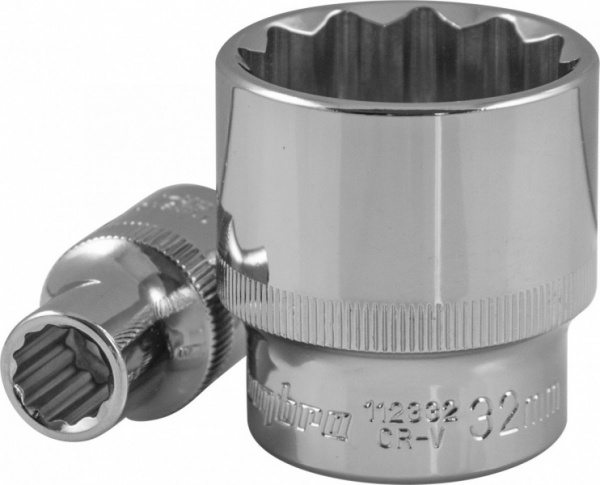 Головка торцевая 12-гранная 1/2"DR 15 мм 112315 OMBRA